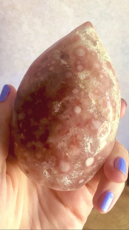 Blumenachat - Pink Amethyst Freiform #002