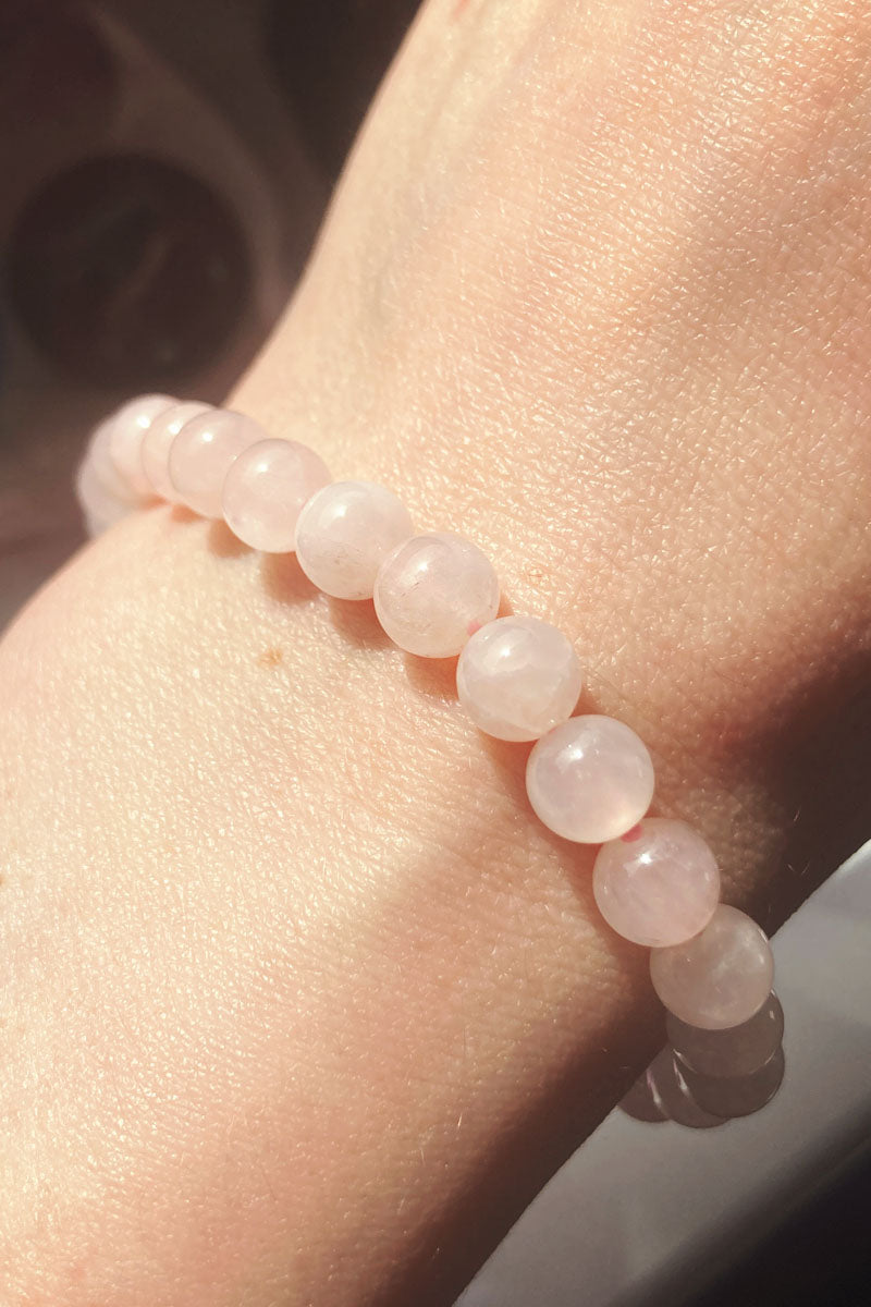 Rosenquarz Armband